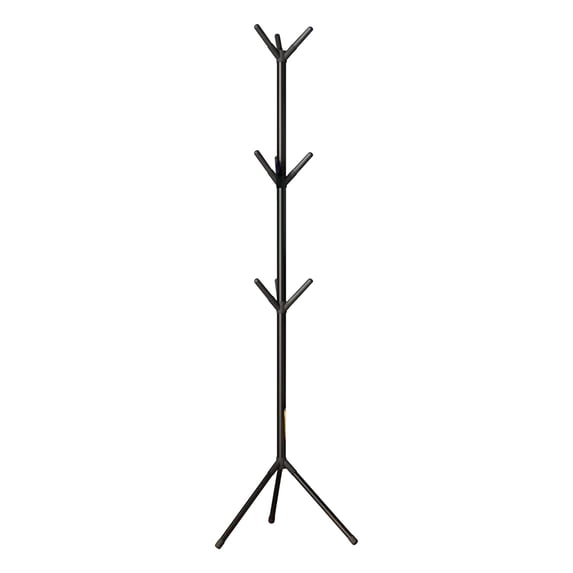 YYUZH Triangular Floor Standing Coat Rack, Metal Clothing Rack with Space Saving Design, Easy to Assemble for Entryway, Bedroom, and Living Room