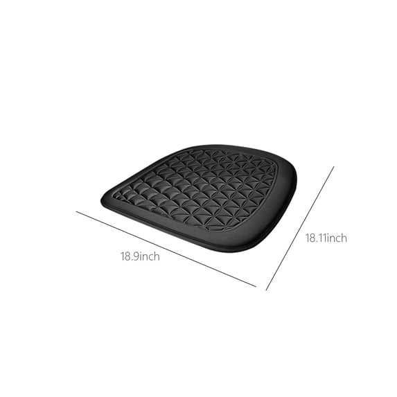 YYUZH Universal Gel Car Seat Cushion, Cooling Summer Car Seat Pad with Airflow Design for Enhanced Comfort, Year-Round Use, 18.9x18.11in