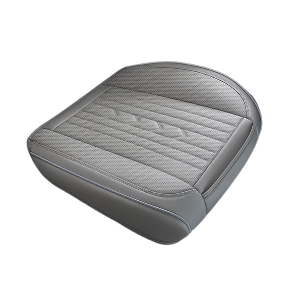 YYUZH Ventilated Bottom Car Seat Cover, 3D Air Mesh Breathable Front Leather Car Seat Protectors, Universal Fit Automotive Comfortable Seat Cushion with Storage Pocket for Car Truck SUV