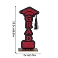 thumbnail image 1 of YYUZH Wooden Graduation Tabletop Display, 2026 Graduation Season Decorative Ornament for Graduates, Rustic Keepsake Stand for Photos Books and Mementos, Multi-Purpose Home Decor Piece, 1 of 7