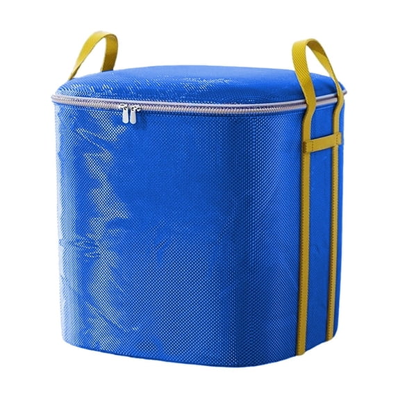 YYUZH Woven Storage Bag for Seasonal Decor and Bedding, Extra Large Collapsible Tote with Reinforced Handles, Fabric Storage Organizer for Home Closet
