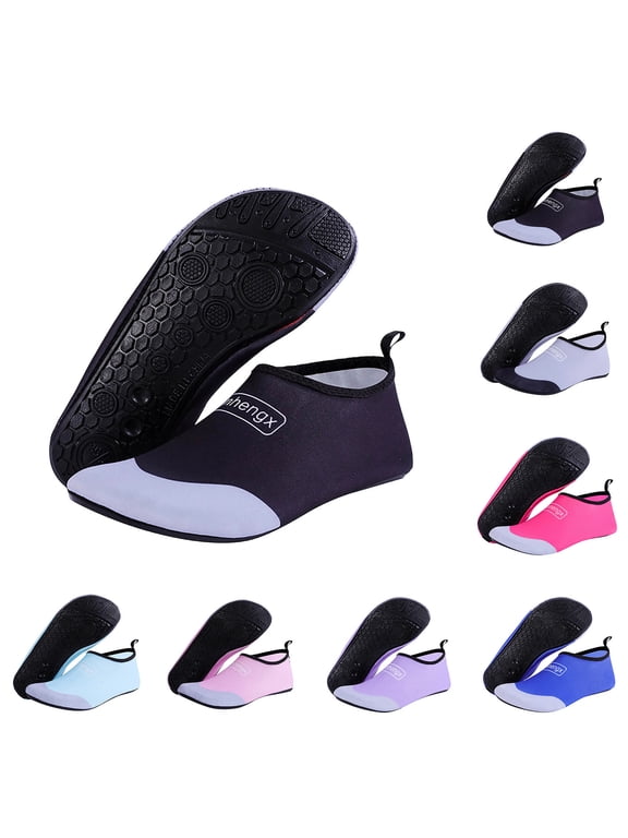 Color Block Unisex Flexible Water Sports Sock Shoes, Anti Slip Soft Sole Diving Snorkeling Foot Cover, Quick Dry Stretch Swim Hosiery For Beach Pool Summer Outdoor Holiday Activities
