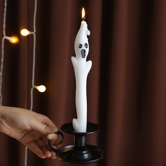 YYV Halloween Long Pole Candle Decoration Spooky Explosion Effect Ambience Aromatherapy Candles for Party Table Centerpiece