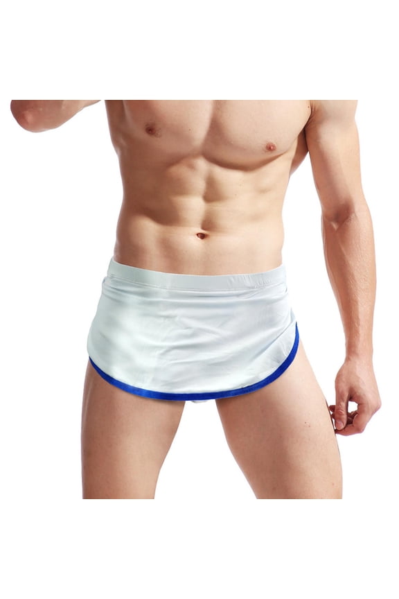 Men's Thong Underwear Low-Rise Cotton-Lined Contour Pouch Breathable Seamless No-Show Stretch Waist Comfortable Support Minimal-Coverage Intimates for Men Workout and Casual Wear