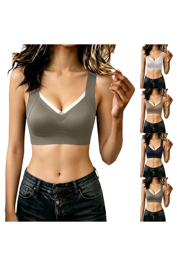 Pushup Bras for Women Seamless Bras Warm Thermal Mesh Lift Bra Seamless Soft Support Underwire-Free Shaping Tank With Breathable Fleece Lining Anti-Slip Straps Contour Lift Side Control