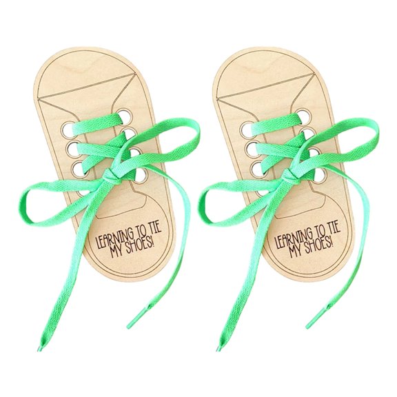 YYXPPP Wooden Lacing Shoe Board Threading Educational Toy Practice Tying Shoelace For Toddler Colorful Shoelace