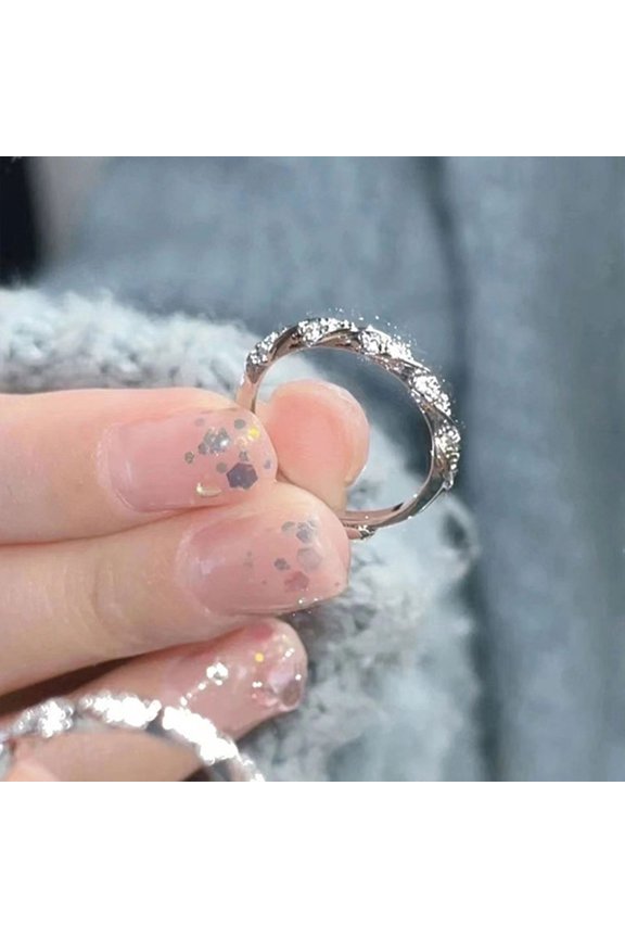 [Fingertip Whispers] European And American Texture Closed Rings Valentine's Day Advanced Rings Couple Confession