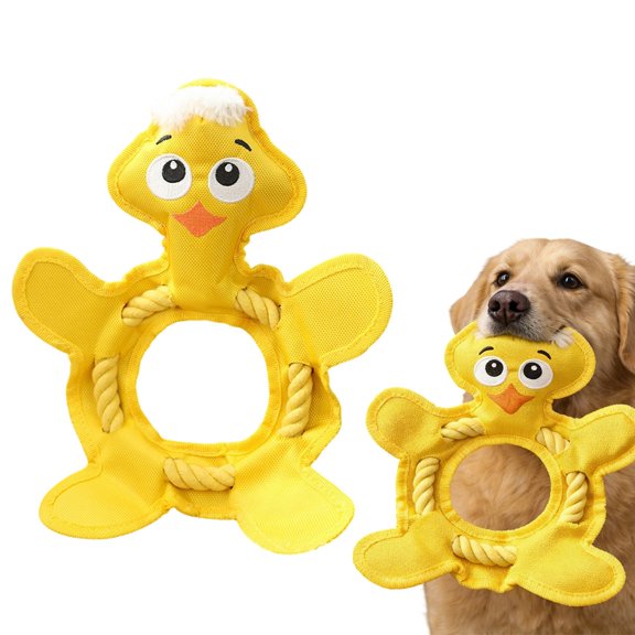 YYYMEIII indestructible Canvas Dog Chew Toy with Rope Grip Tough Tug & Toy for Medium & Large Dogs Stitching & Non Stuffing Design 33*25cm D