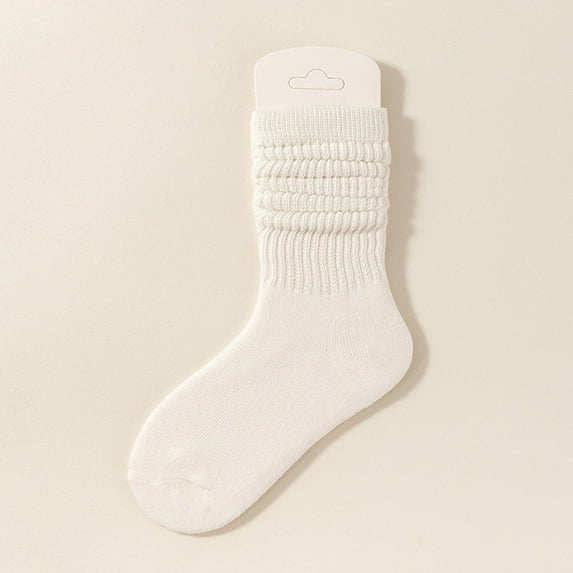 YYYTop 2T Socks, Socks for Toddlers 2T-3T, Children's Solid Color Cotton Baby Newborn Cotton Socks Baby Socks Grippy Socks Socks for Ballet Flats White Holiday Clothing