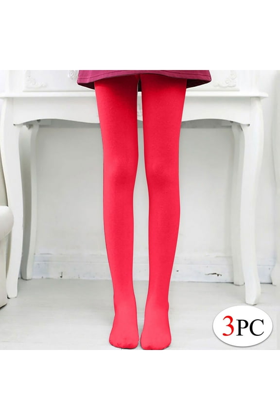 3 Packs Women Girls Ultra Soft Students School Dance Tight Super Elastic Ballets Tights Leggings (All Age) S-XXL
