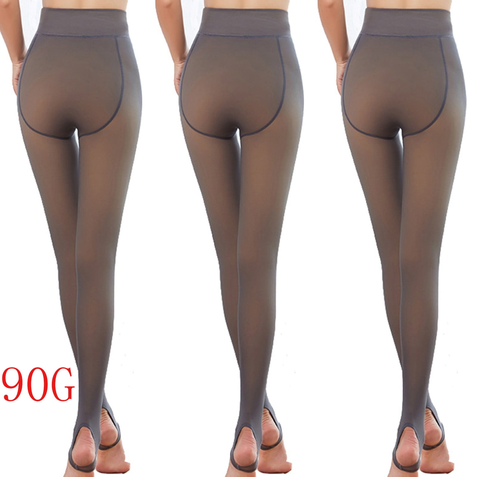 YYYTop 3 Pairs Women's Tights Opaque Control Top Pantyhose Comfort