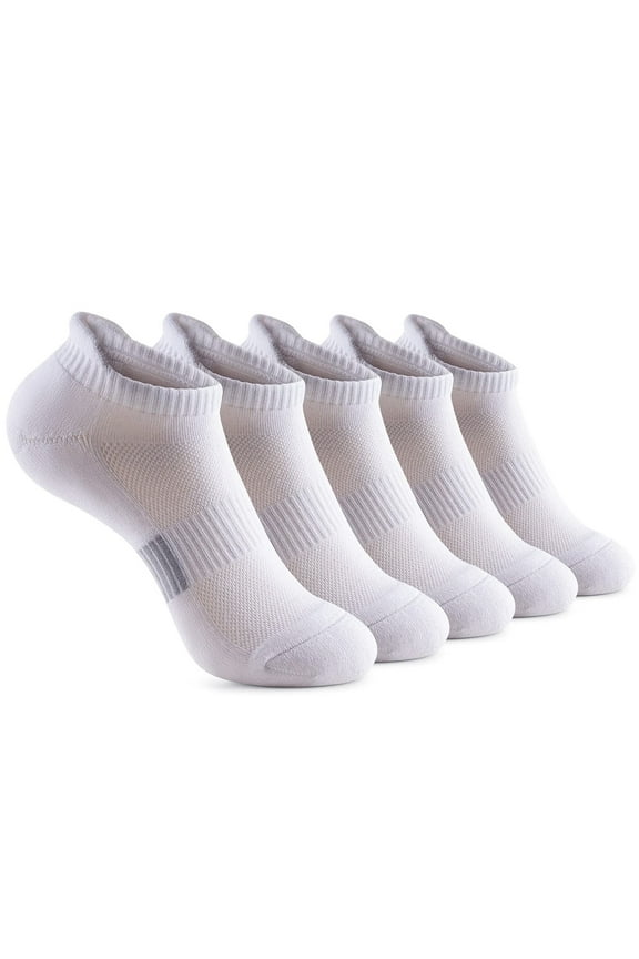 Ankle Socks No Show Athletic Running Socks for Men Women Low Cut Cotton Socks Sweat-Wicking Breathable Sports Tab Socks Men Women 6 Pairs