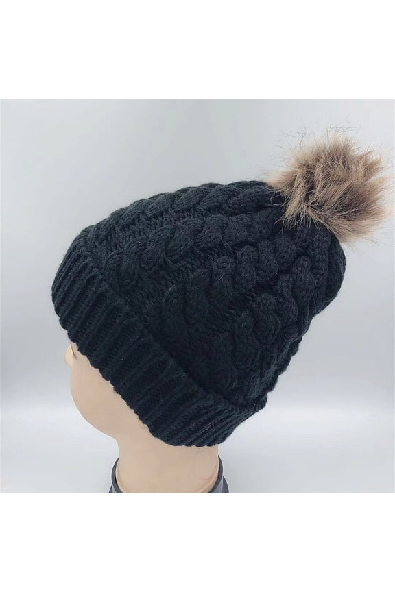 Beanies Men, Beanie for Women Winter Women Solid Color Fashion Plusher Thick Warm Ear Protection Hood Cute Winter Hats for Women $15 & Under