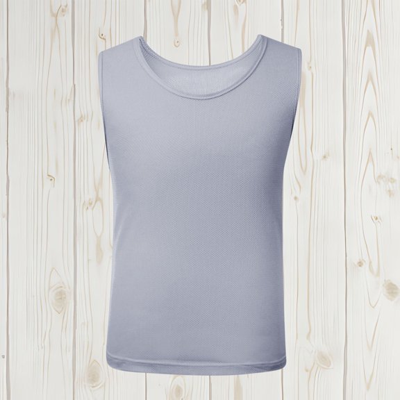 YYYTop Boys Girls Teen Breathable Mesh Athletic Tank Tops Sleeveless Workout T-Shirts Solid Color Underwear Casual Tankinis Soft Tank Tshirt Summer Sleeper Undershirts 2-16T