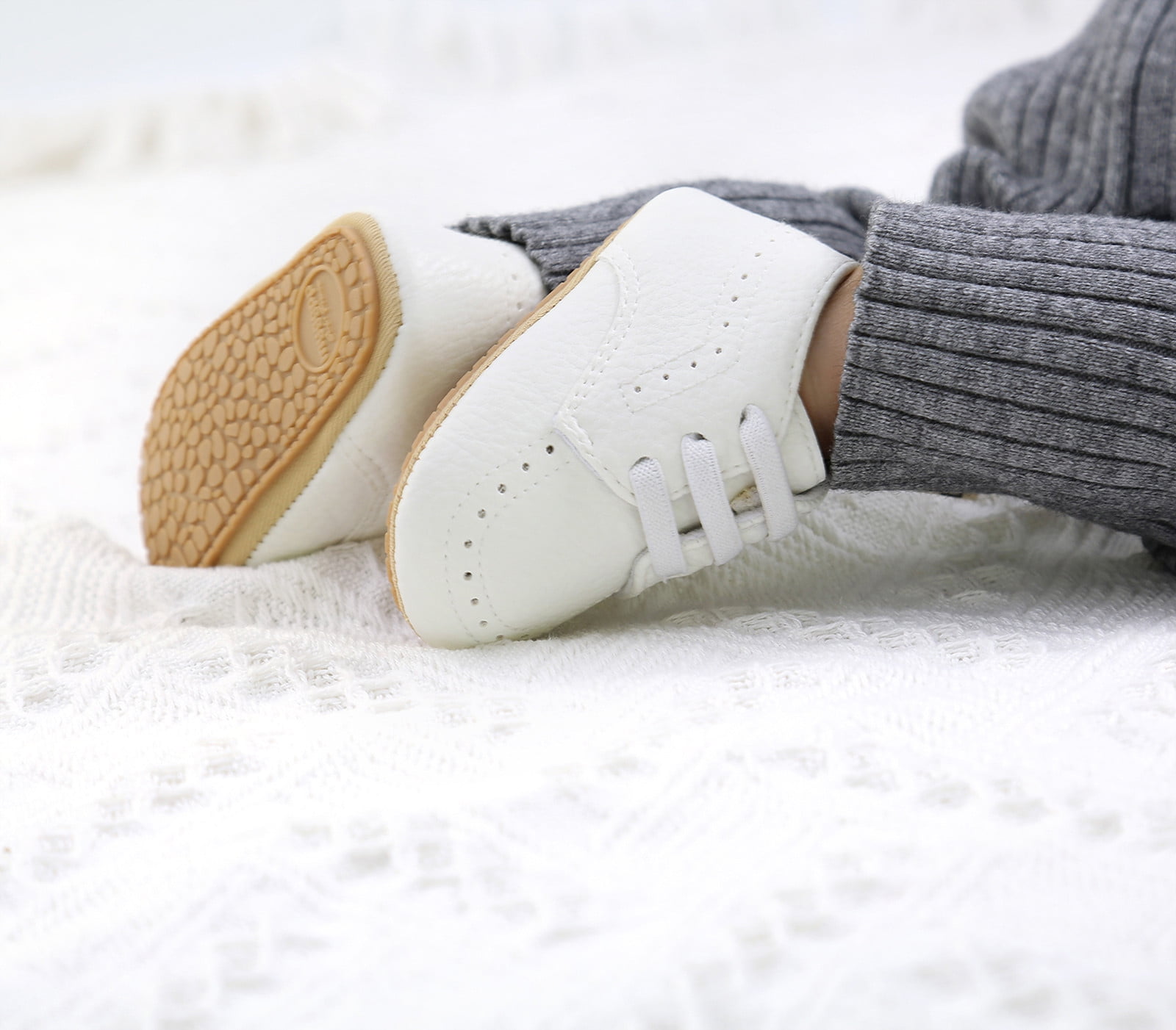 Child Shoes Boys, Infant Baby Boys Sneakers Soft Non-Slip Soft Sole Walker Outdoor Crib Shoes Cute Baby Shoes Unisex Girls Shoes Size 3 White Holiday Clothing