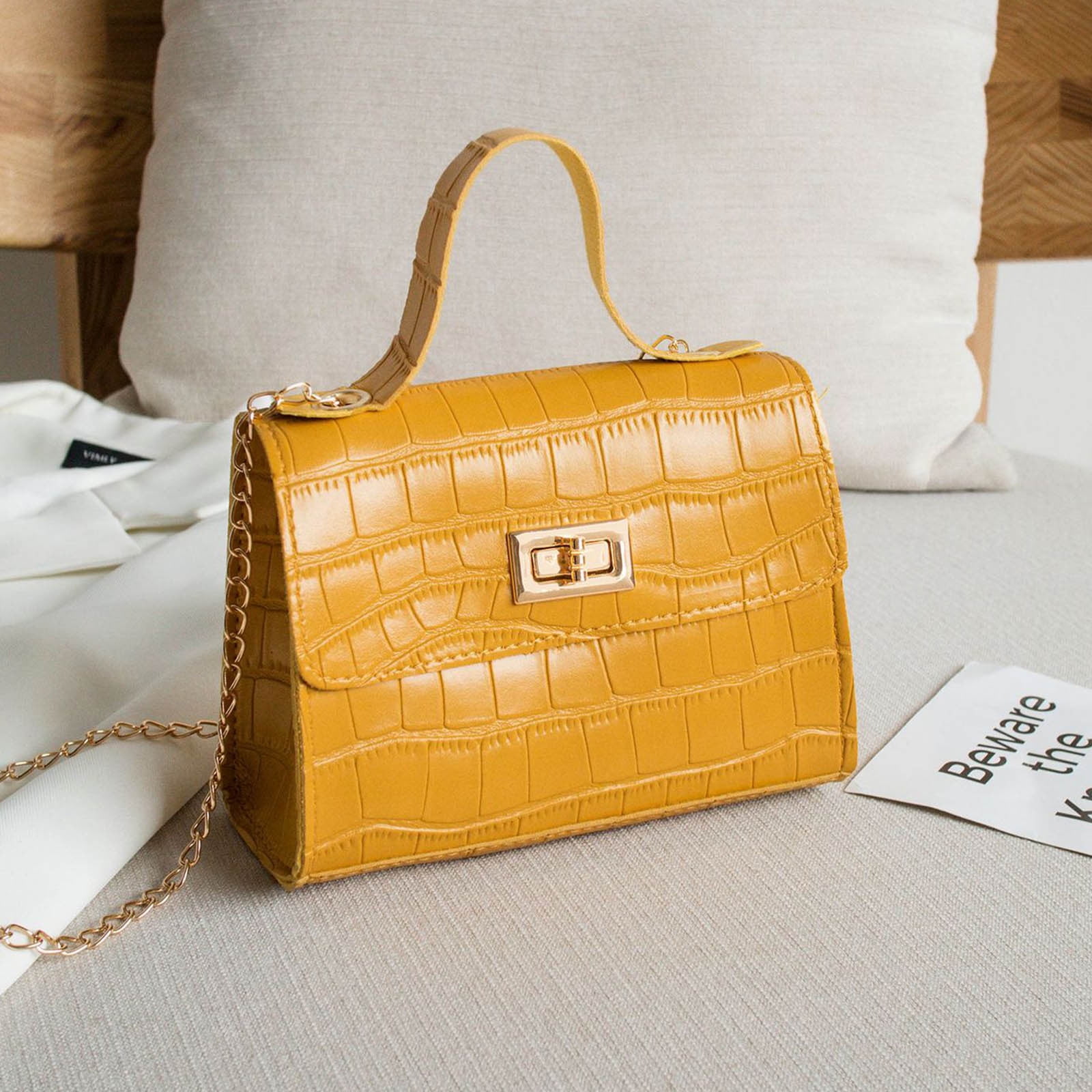 Crossbody Sling Bag, Yellow main image 0