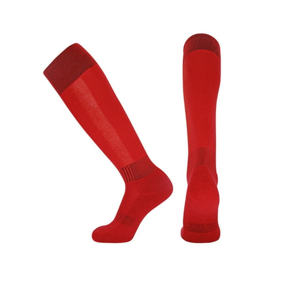 YYYTop Dress Socks Men 10-13, Insulated Socks for Men Fashion Men Solid Color Sweat Wicking Non-Slip Socks Bottom Of Towel Over The Knee High Tube Sports Football Socks Wool Boot Liners Red Holiday Pa