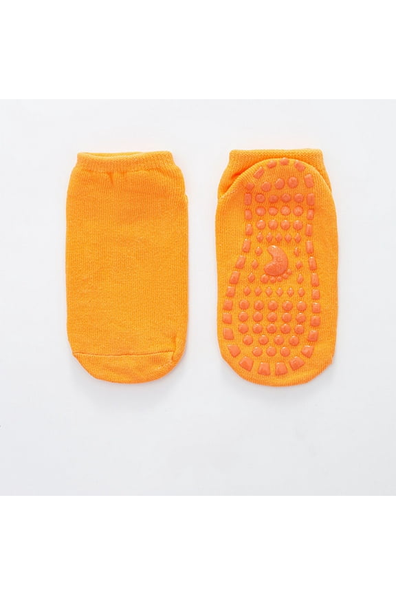 Grip Socks Toddler, Toddler Socks Girls, Boys Girls 3 Pairs Summer Comfort Slip Mid Tube Toddler Socks Newborn Baby Toddler Socks Crew Socks Wool Sock Liners Yellow $15 & Under