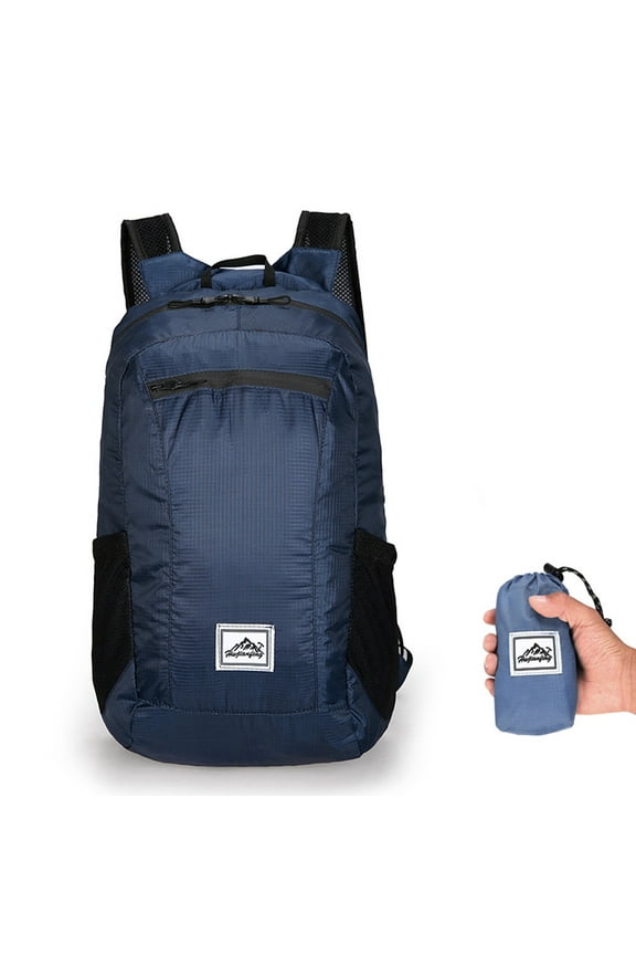 Hiking Backpack, Fashion Backpack Wear Light Sports Outdoor Backpack Light Fold Backpack Work Backpack Woman Small Backpack Men Navy Gifts Under $15