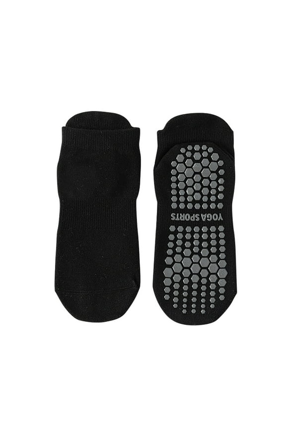Non Slip Socks with Grips for Yoga Pilates Barre Home, No Show Socks for Women Cotton Low Cut Athletic Socks Ankle Socks