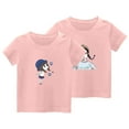 thumbnail image 1 of YYYTop Shirts for Toddler Cute Top 2 Piece Kids Girls/Boys Short Sleeve T-Shirt 3-14 years Soft Cotton Basic Tshirt Solid Summer Outfits Tee Undershirt On Clearance, 1 of 2