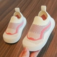 thumbnail image 1 of YYYTop Toddler Boy Casual Shoes, Spring Soft Soled Shoes Baby Walking Shoes Bow Mesh Princess Small Solid Shoes Cute Toddler White Shoes Walking Shoes for Infants 12-18 Months Pink Gifts Under $15, 1 of 5