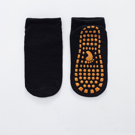 YYYTop Toddler Socks 18-24 Months, Socks for Kids 4-6, Boys Girls 3 Pairs Summer Comfort Slip Mid Tube Toddler Socks Newborn Baby Toddler Socks Toe Socks Hosiery & Tights Black Gifts Under $15