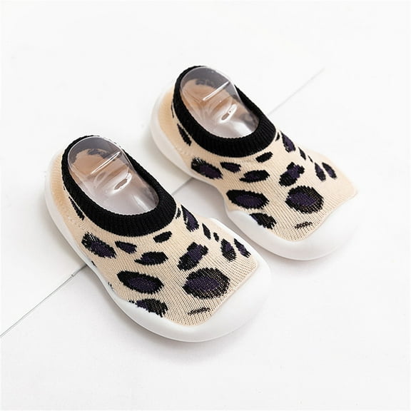 YYYTop Toddler Socks 4T-5T, Socks for Girls 4T, Toddler Boys Girls Solid Color Socks Keep Warm Kids Soft Dispensing Non-Slip Indoor Toddler Socks Slouchy Socks Christmas Compression Socks Beige Under