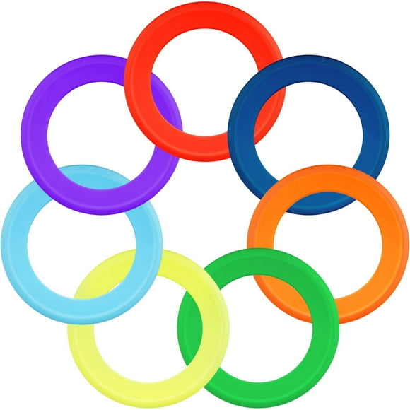 YYYYY 14 Pack Flying Rings Bulk for Adult Light Colorful Flying Discs Outdoor Games Beach Toys for Pool Beach Backyard Camping Activities