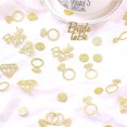 thumbnail image 1 of YYhl 2 Pack Gold Wedding Table Confetti,Glitter Paper Diamond Ring Confetti, Party Table Scatter,Bachelorette Bridal Shower Party Decorations, 1 of 4