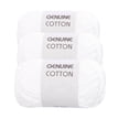 thumbnail image 1 of YYhl Hand Woven Hollow Cotton Yarn 3 Pack of Yarn 50g/ball (80m) for 4.5mm Rod Needle, 4-4.5mm Crochet Hook, 1 of 6