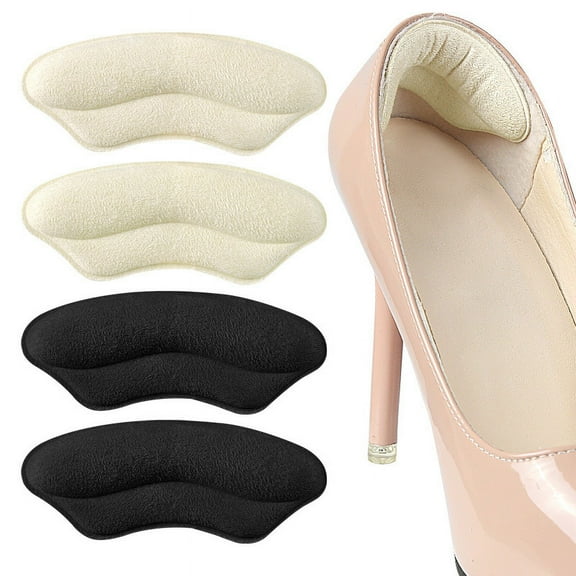 YYhl Heel Pads for Shoes Heel Grips Liner Cushions Inserts for Loose Shoes, Heel Pads Snugs for Shoe Too Big Men Women, Filler Improved Shoe Fit and Comfort, Stop Heel Slip and Blister 2 Pair