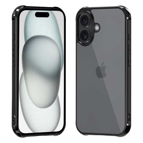 YYhl Phone Case for iPhone 16 Protective Case, Drop Dust Protection 1pack Built-in Double Airbags on All Four Corners