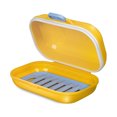 thumbnail image 1 of YYhl Travel Soap Case, Leakproof Soap Box with Lid, Bar Soap Holder Draining Soap Dishes for Traveling Bathroom, Shower, Gym, School, Camping, Vacation, Outdoor, 1 of 7