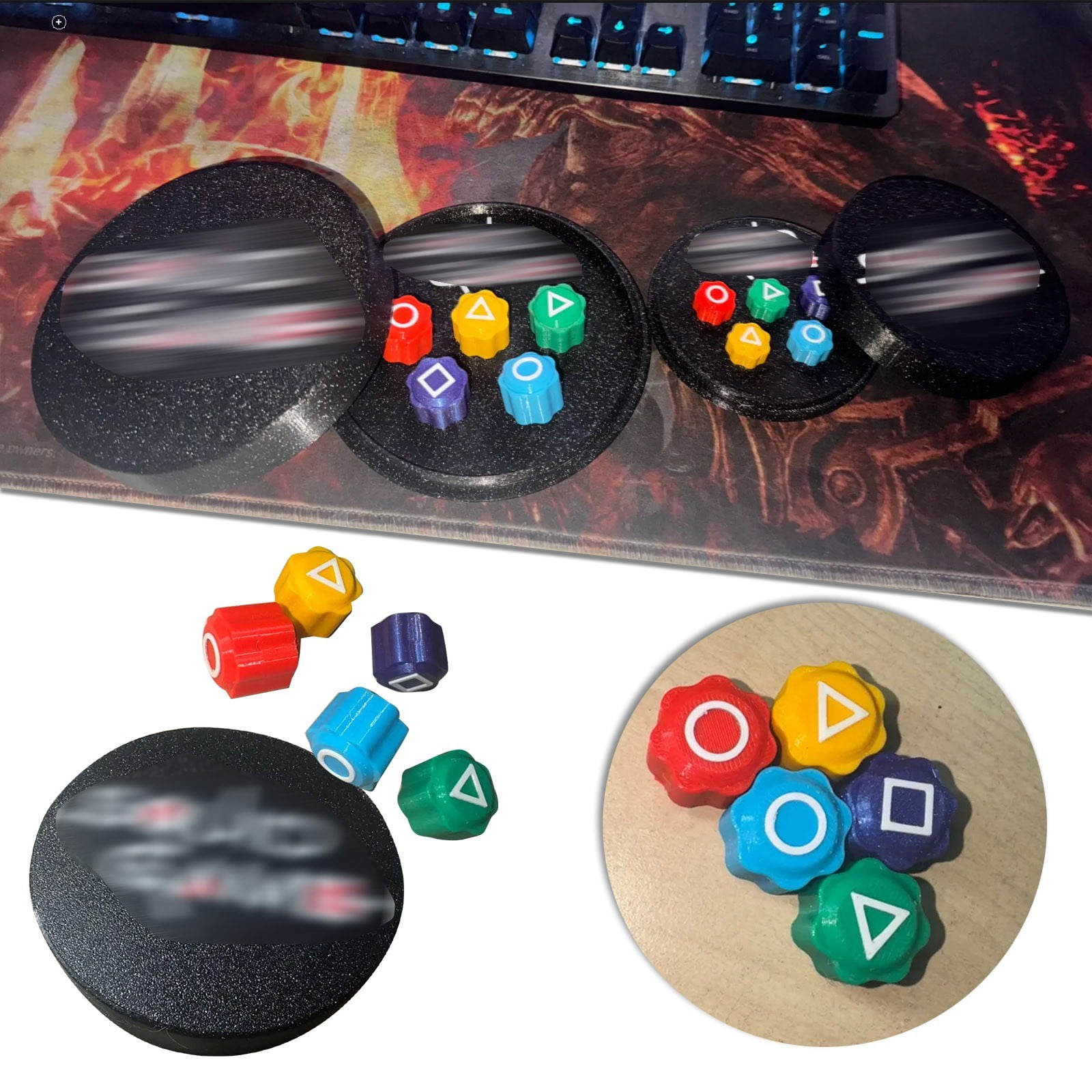 YYmvjgg Squid Game Set Traditional Korean Gonggi Game | Mini Game for ...