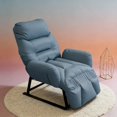 thumbnail image 1 of YYuan Adjustable Sofa Chair,Convertible reclining chair, Recliner Chair Reading Chair, for Bedroom Sunroom,Adjustable Backrest, Grey Blue, 1 of 10