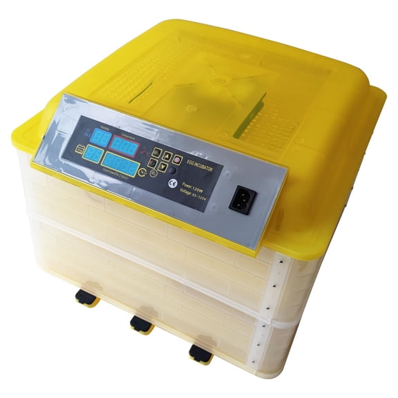YZ112A 112 Eggs 2 Layers Automatic Incubator AutoTurning Poultry Hatcher with Humidity Regulation