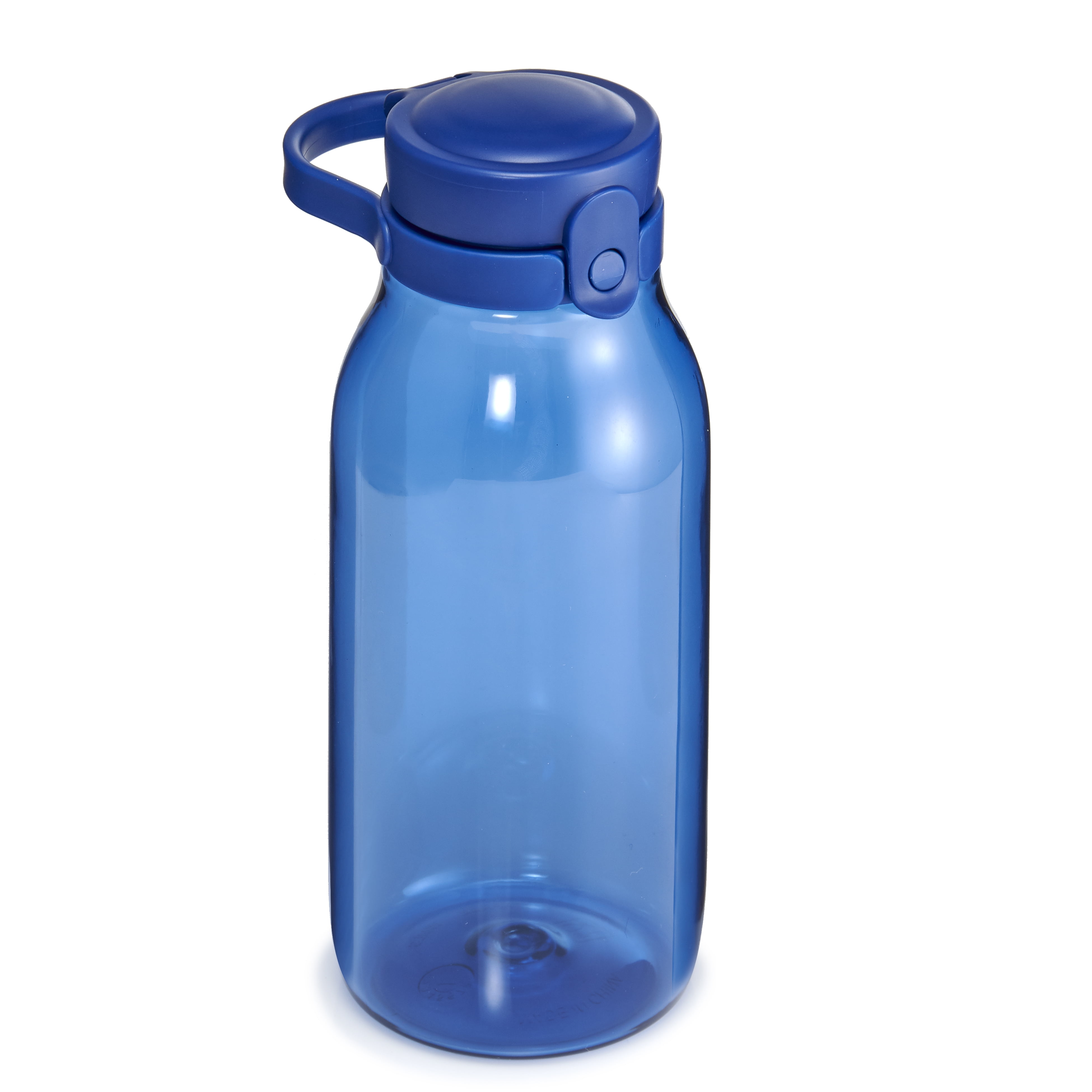 Your Zone 16 oz  Blue PET Water Bottle with Chug Lid