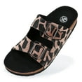thumbnail image 1 of Yolanda Zula Women's Cork Footbed Sandals Open Toe Slippers Adjustable Buckle Flat Sandals + Comfort Slip-On Shoes, 1 of 7