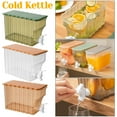 thumbnail image 1 of 1.8L Cold Water Kettle with Filter Leakage Proof Large Capacity Juice Container for Fridge Water Pitcher with Lid Drink Container for Juice and Homemade Beverage, 1 of 8