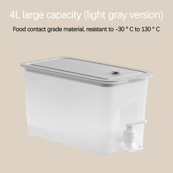 5L Cold Kettle Glass Leakage Proof Large Capacity Pitchers & Carafes Water Pitcher with Lid for Lemonade Iced Tea Milk Juice Beverages