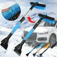 thumbnail image 1 of 27" Snow Brush and Ice Scraper for Car Windshield,Extendable Car Snow Brush with Squeegee & Ice Scraper,with Ergonomic Foam Grip for Cars,Trucks,SUVs, 1 of 6