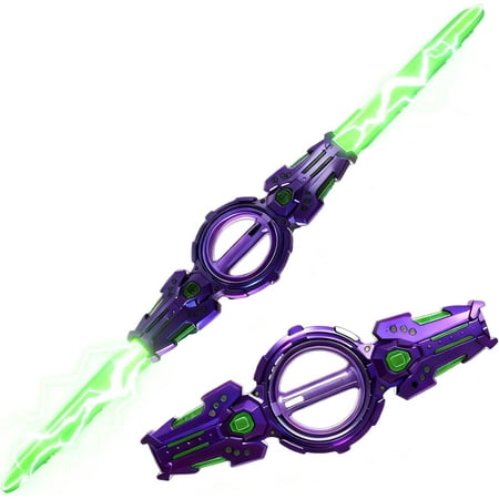 YZEGDCH 42.5" Green Light Up Sword, Retractable LED Flashing Saber with Laser Flash & Realistic Sound Effects, 7-Color Changing for Cosplay, Cool Costume, Birthday Valentines Gift for famliy friends price history and forecast - YZEGDCH