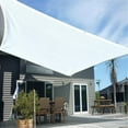 thumbnail image 1 of YZEGDCH Under $5 Sports & Outdoors Sunshade Rectangle Solid Cloth Shade Sails Fabric UV Block Sunshade for Patio Backyard Lawn Garden Outdoor Activities,4Mx4M, 1 of 6