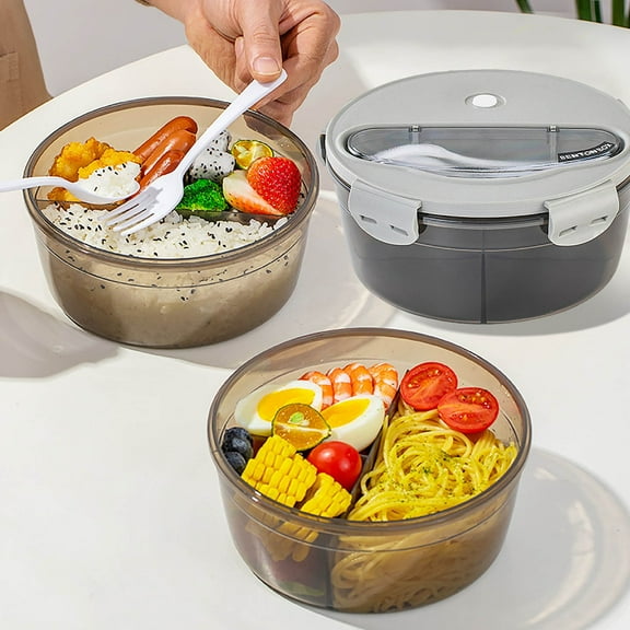 Tupukom Adult Bento Box Sch*ool Supplies BPA-Free Lunch Box with Lids Bento Lunch Box Dishwasher/Microwave Safe for Bo-ys Gir-ls Women Men Adults Ki-ds Te+ens