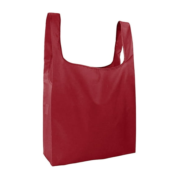 Tupukom Bags Shopping Bags Reusable Portable Heavy Duty Foldable Groceries Tote Shopping Bag Home Essentials Reusable Grocery Bags,Oxford cloth,Wine