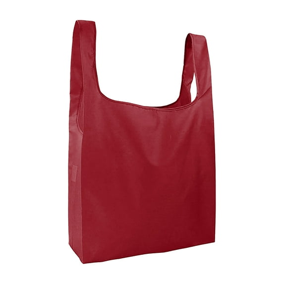 Tupukom Bags Shopping Bags Reusable Portable Heavy Duty Foldable Groceries Tote Shopping Bag Home Essentials Reusable Grocery Bags,Oxford cloth,Wine
