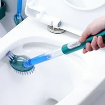 Bathroom Toilet Brush and Holder Toilet Bowl Brush Deep Cleaning Under Rim Household Cleaning Supplies Bath Accessories Week