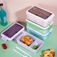 thumbnail image 1 of YZEGDCH Bento Box for Lunch Dishwasher/Microwave Safe Lunch Boxes for Women Snack Containers for Sch-ool Work and Travel Back to S-chool Gifts for K-ids Flash Deals under $5, 1 of 6