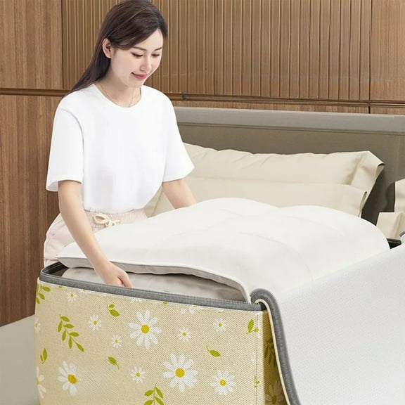 YZEGDCH Big Storage Bags Home Heavy Duty Storage Tote Dorm Room Essentials with Zipper for Clothes, Extra Large Totes for Packaging